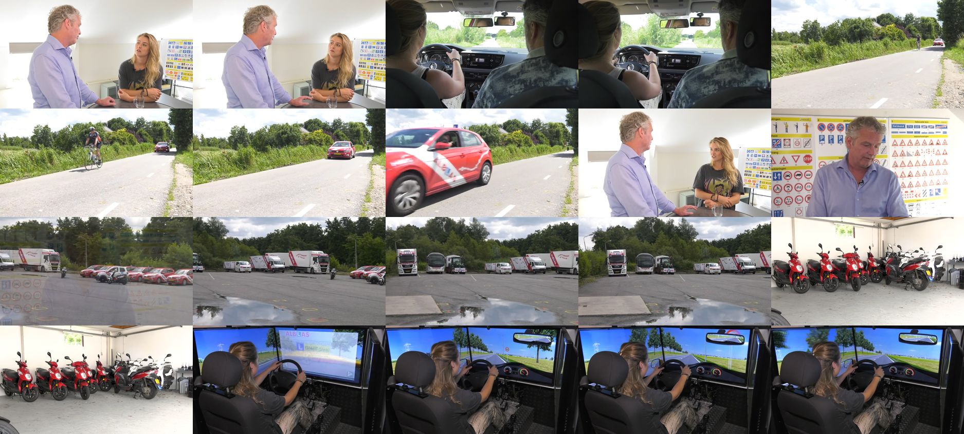 Driving simulator car and automatic - Rijschool Alblas